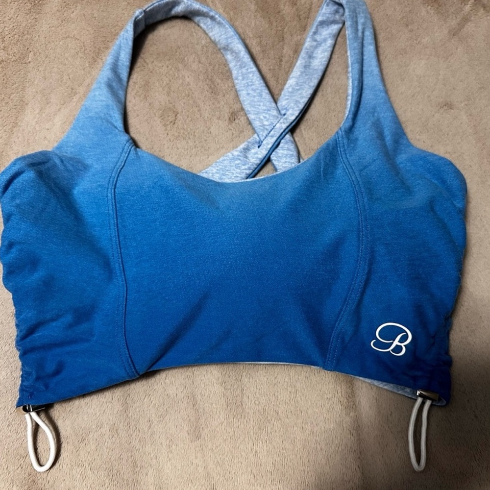 RESERVED!!!! Bombshell Sportswear Blue Ombre Toggle Sports Bra medium